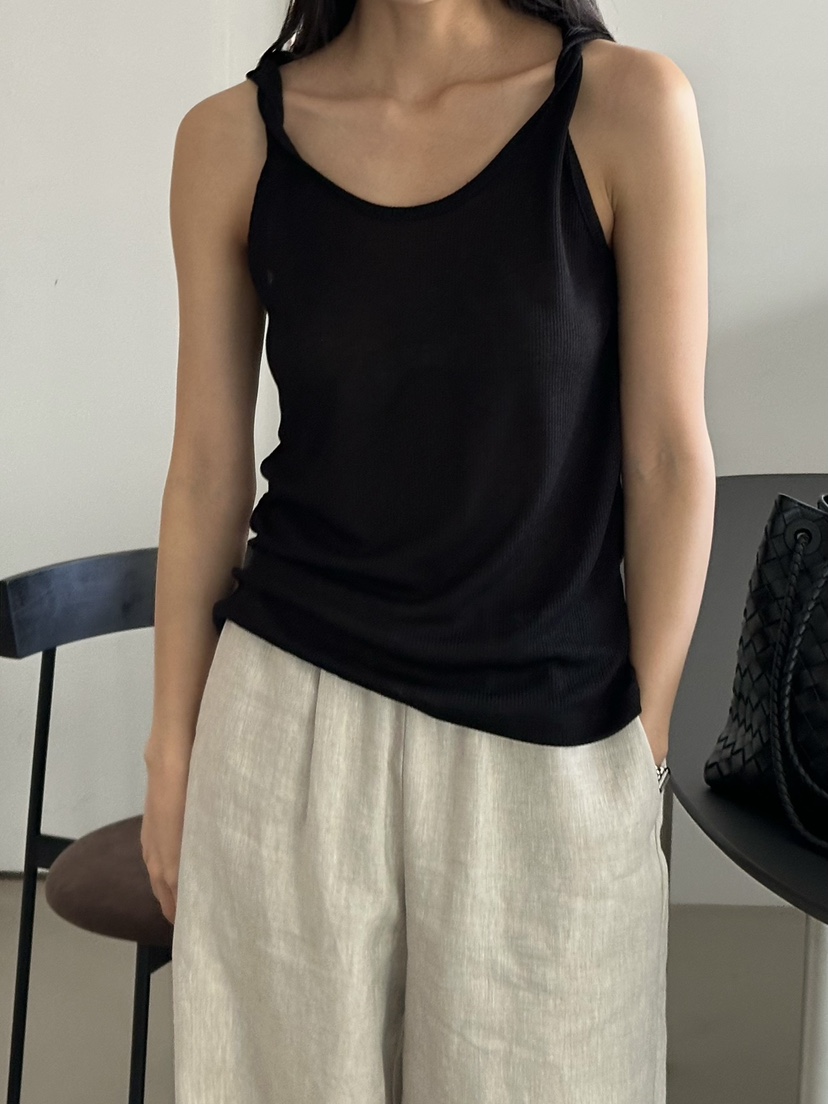 LE VASE東大門直郵女士新款職業26春夏休閑時尚吊帶背心LE VASE吊帶/背心圖色3