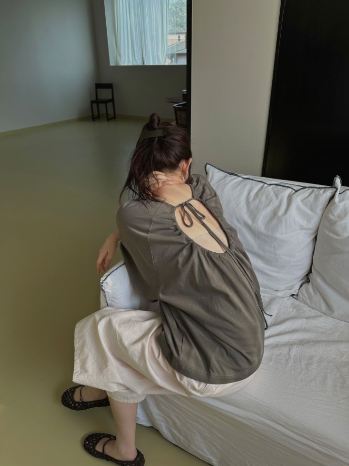 MARE韓國代購女士新款熱賣職業26春夏時尚休閑人氣T恤褶皺MARET恤