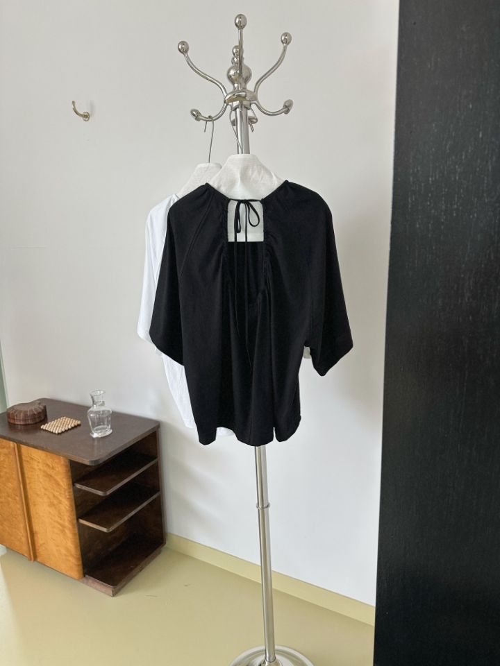 MARE韓國代購女士新款熱賣職業26春夏時尚休閑人氣T恤褶皺MARET恤