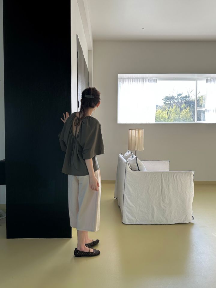 MARE韓國代購女士新款熱賣職業26春夏時尚休閑人氣T恤褶皺MARET恤