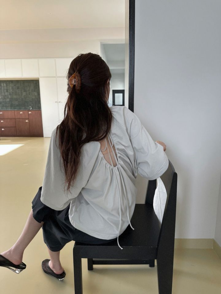 MARE韓國代購女士新款熱賣職業26春夏時尚休閑人氣T恤褶皺MARET恤