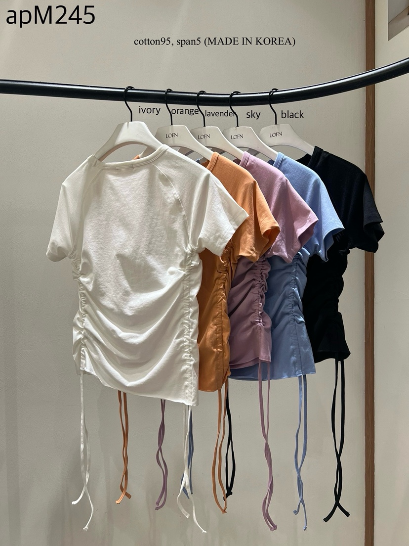 LOFN韓國直郵實拍女裝新品職業26春夏時尚熱賣休閑推薦T恤LOFNT恤