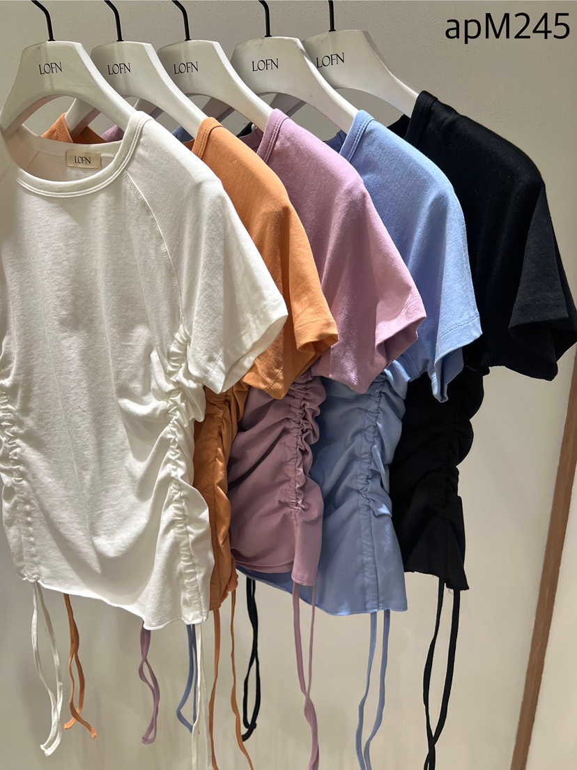 LOFN韓國直郵實拍女裝新品職業26春夏時尚熱賣休閑推薦T恤LOFNT恤