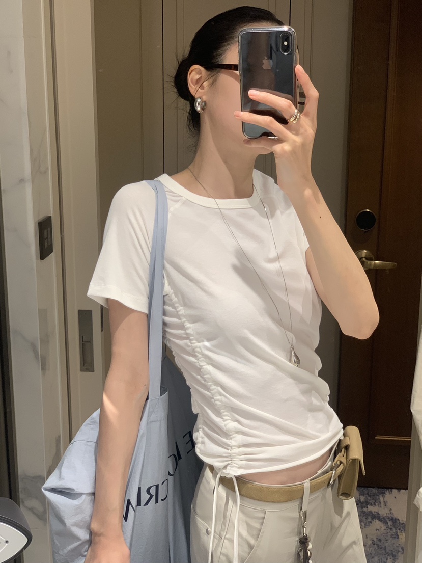 LOFN韓國直郵實拍女裝新品職業26春夏時尚熱賣休閑推薦T恤LOFNT恤