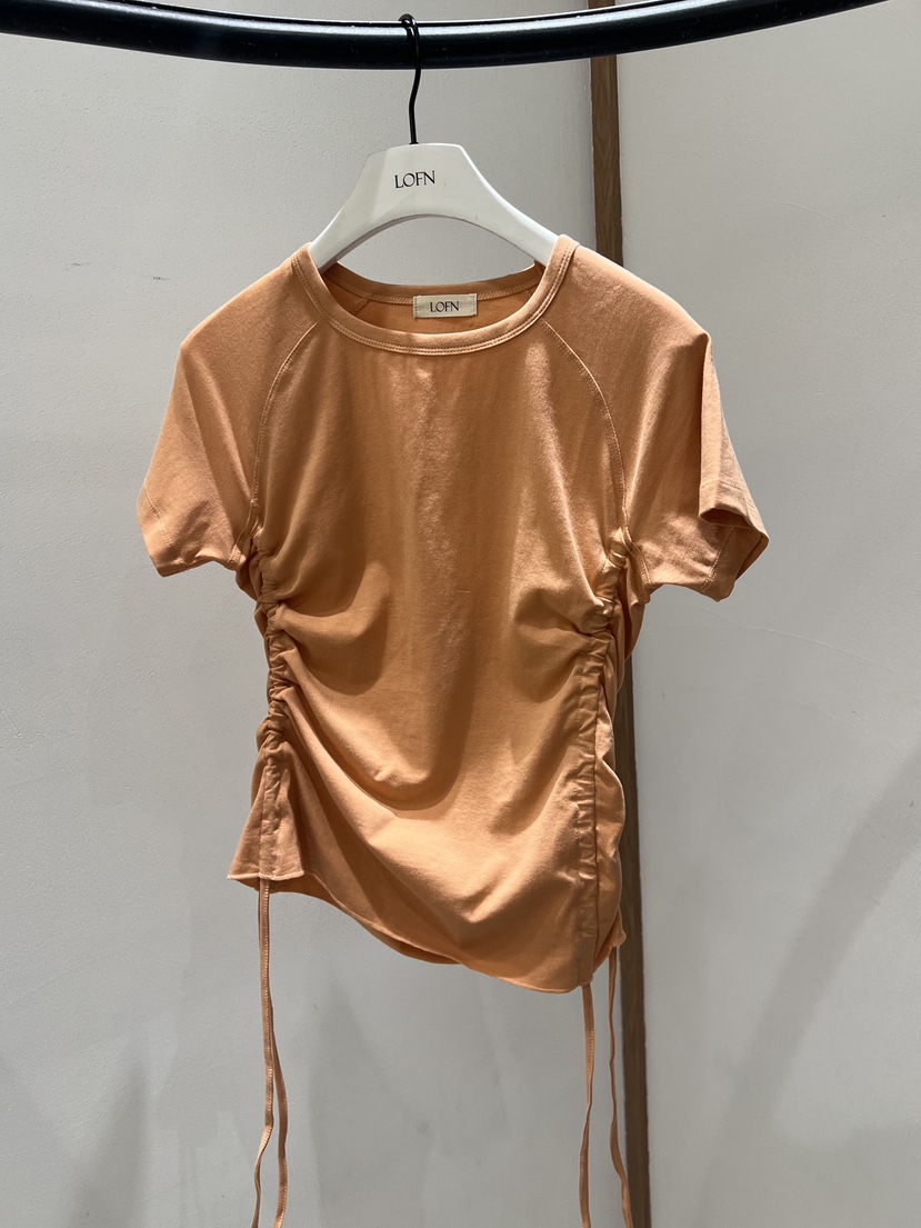 LOFN韓國直郵實拍女裝新品職業26春夏時尚熱賣休閑推薦T恤LOFNT恤圖色1