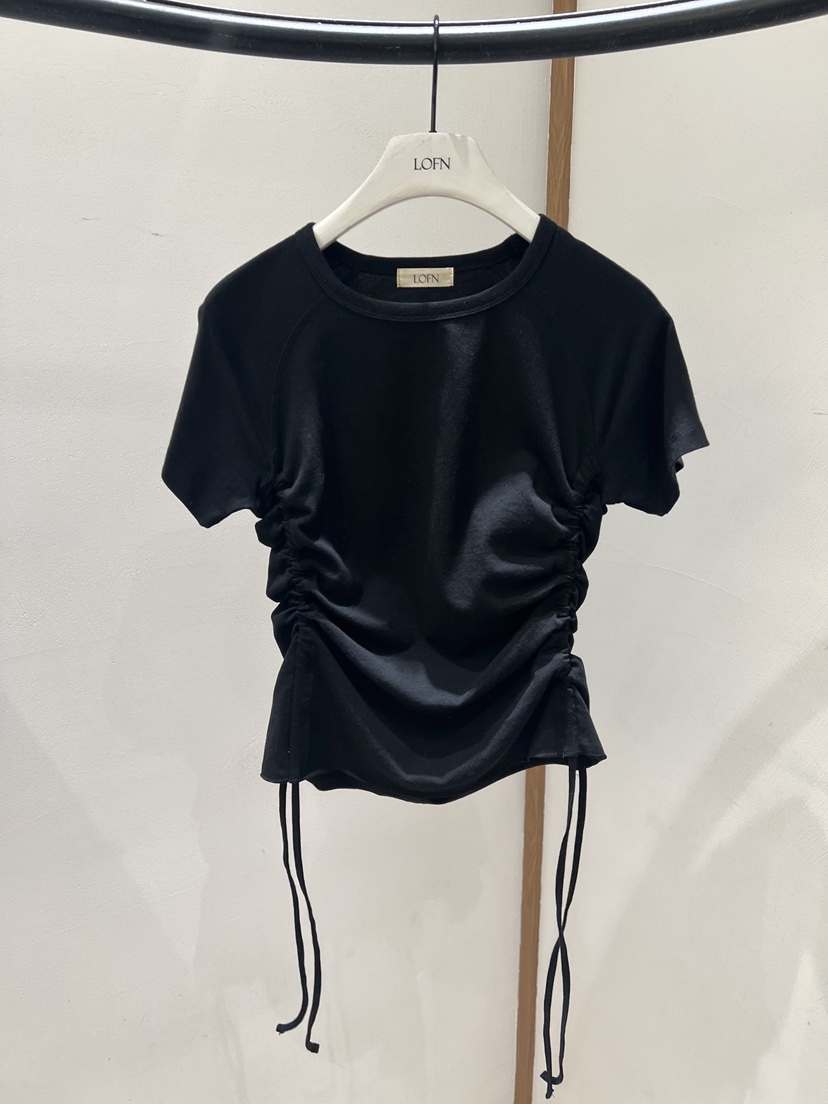 LOFN韓國直郵實拍女裝新品職業26春夏時尚熱賣休閑推薦T恤LOFNT恤圖色4