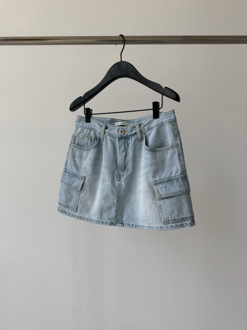 ARKIE/TAF東大門代購女裝新款時尚推薦休閑人氣短裙工裝ARKIE/TAF短裙