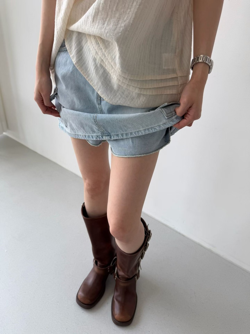 ARKIE/TAF東大門代購女裝新款時尚推薦休閑人氣短裙工裝ARKIE/TAF短裙