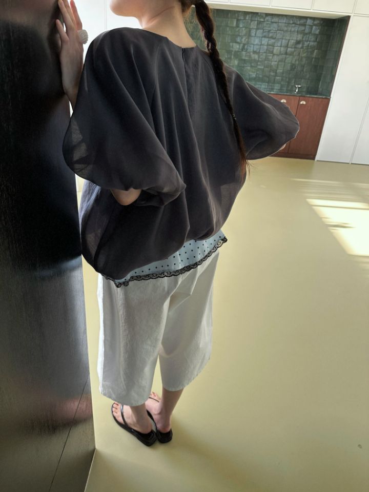 MARE韓國直郵女士新款休閑人氣26春夏職業時尚襯衫蕾絲衫MARE襯衫/蕾絲衫