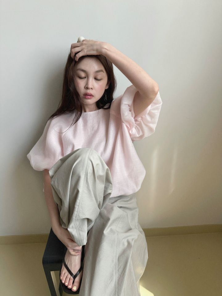 MARE韓國直郵女士新款休閑人氣26春夏職業時尚襯衫蕾絲衫MARE襯衫/蕾絲衫圖色2