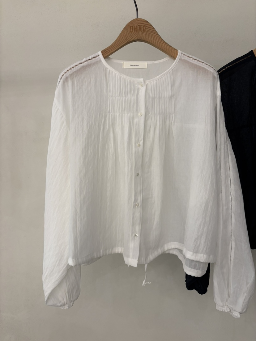 OHAO東大門代購女士新品時尚職業休閑真品推薦襯衫蕾絲衫OHAO/HA MONG襯衫/蕾絲衫圖色1