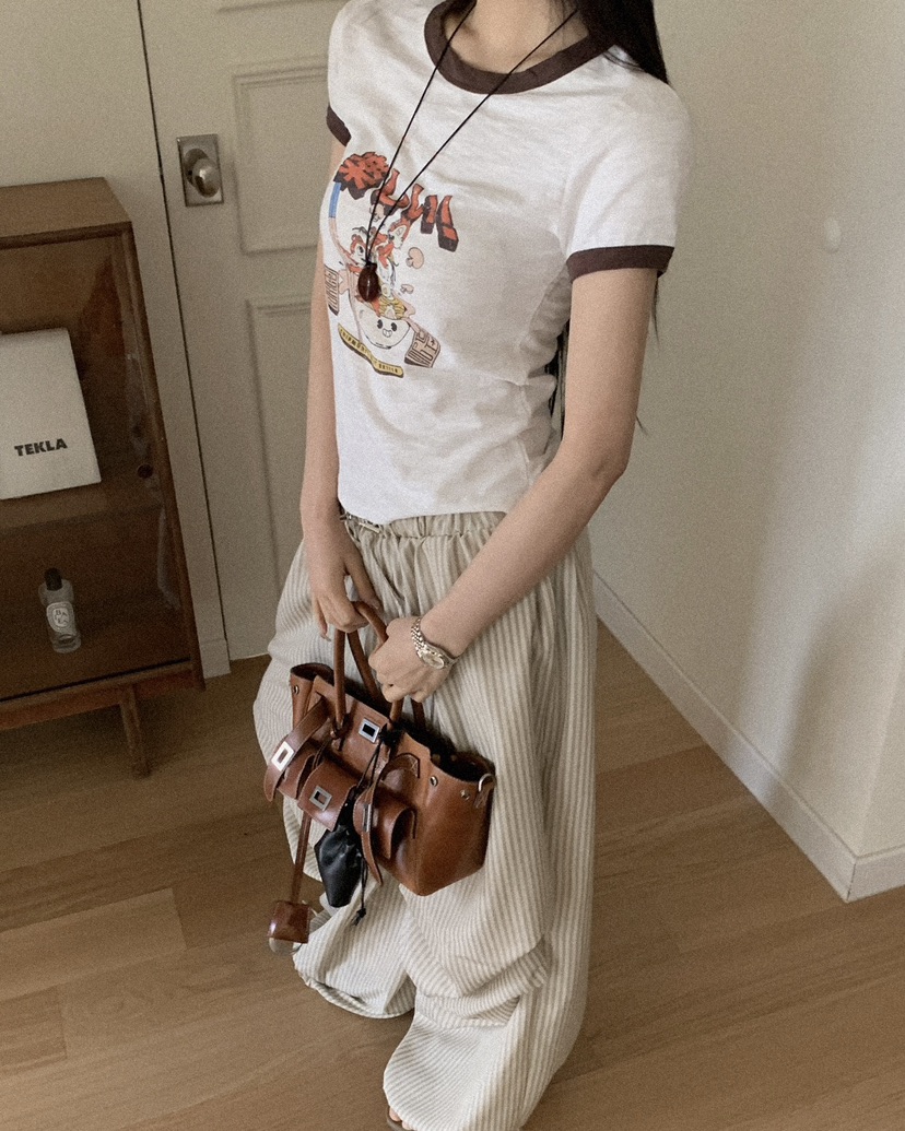 OURWAVE/OUR ROOM韓國直郵女裝新品職業26春夏人氣休閑褲Our Wave/Our Room休閑褲