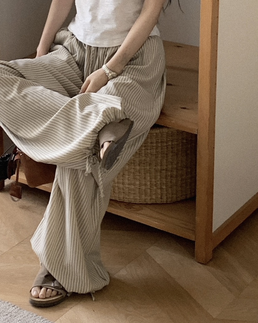 OURWAVE/OUR ROOM韓國直郵女裝新品職業26春夏人氣休閑褲Our Wave/Our Room休閑褲