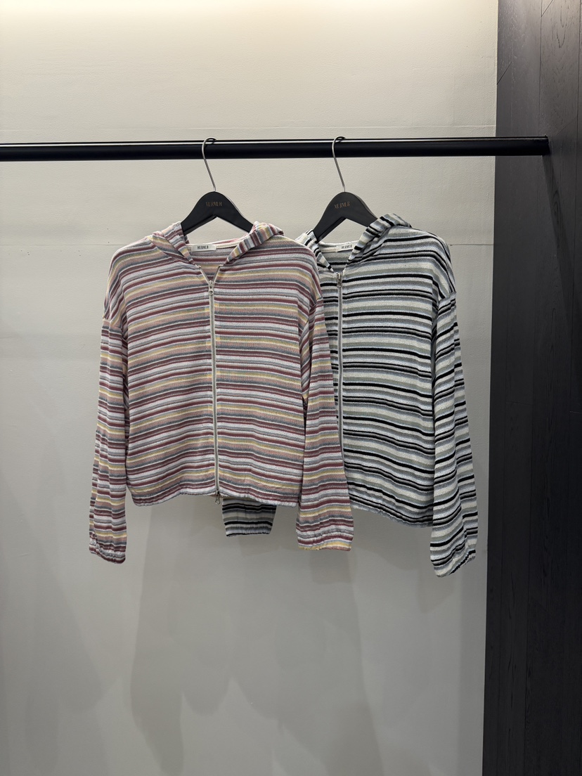 MURMUR韓國代購女士新款時尚26春夏推薦熱賣夾克拉鏈連帽衫MURMUR夾克