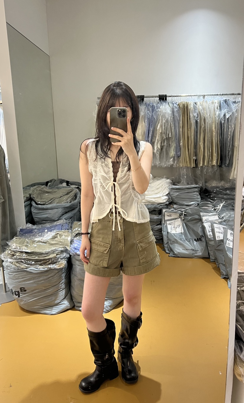 DE VENTI韓國直郵女裝新款職業推薦26春夏時尚襯衫蕾絲衫DE VENTI襯衫/蕾絲衫