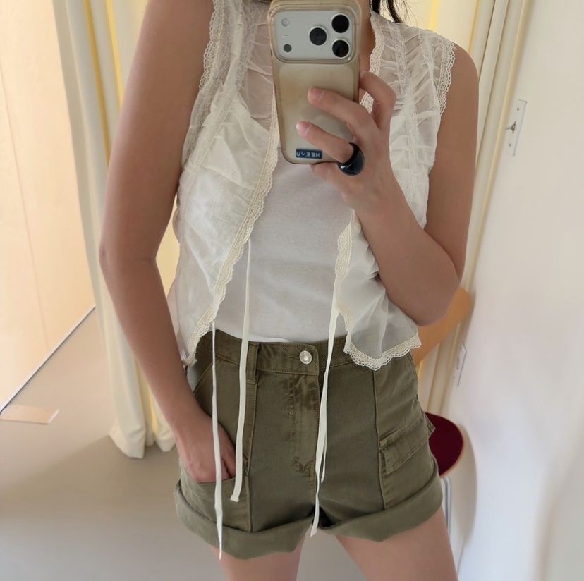 DE VENTI韓國直郵女裝新款職業推薦26春夏時尚襯衫蕾絲衫DE VENTI襯衫/蕾絲衫