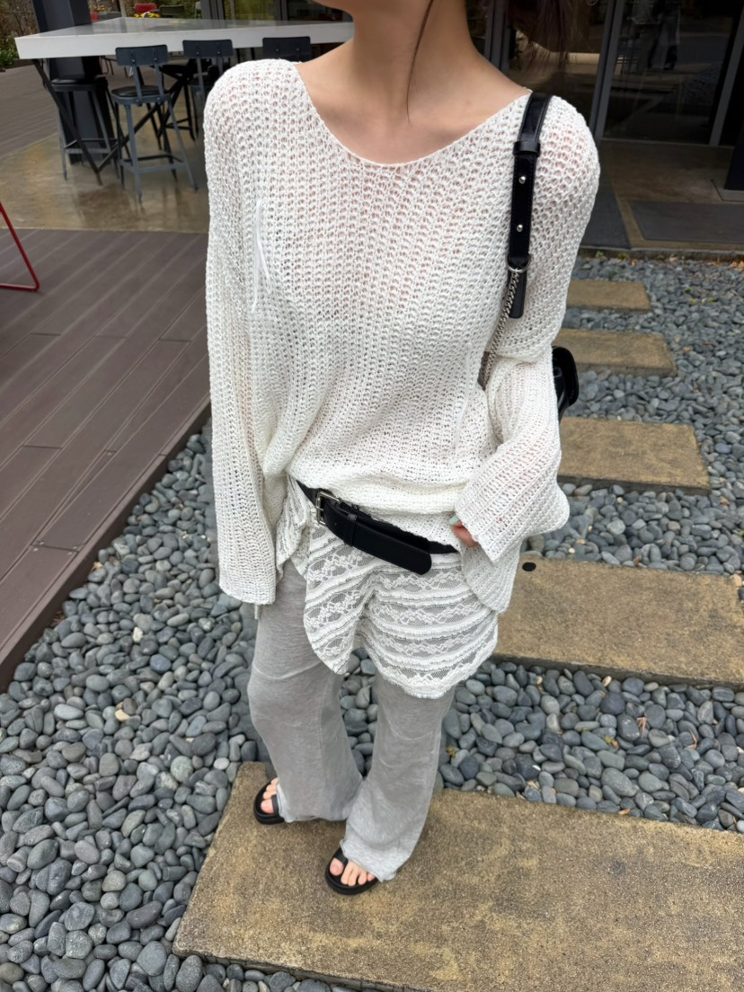 GLITTER韓國代購女裝新品職業人氣休閑推薦熱賣26春夏針織衫GLITTER針織衫