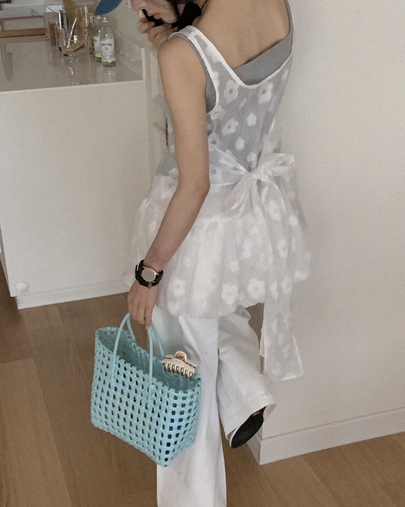 OURWAVE/OUR ROOM韓國代購女裝新款時尚人氣休閑吊帶背心Our Wave/Our Room吊帶/背心