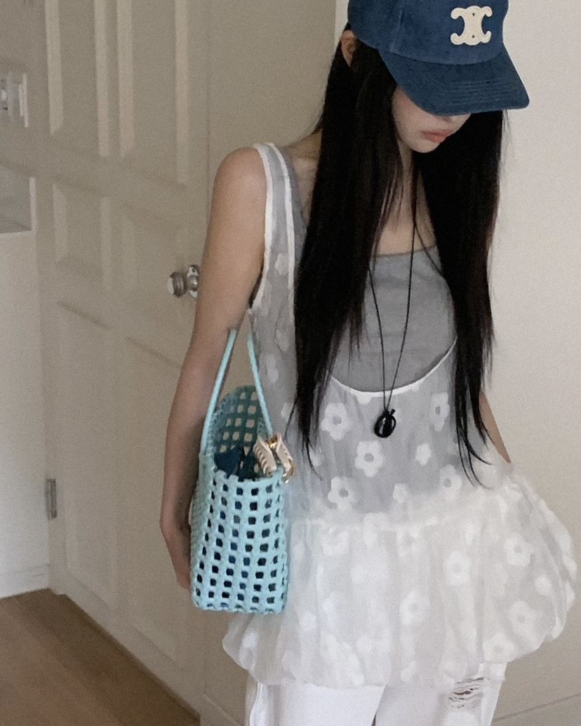 OURWAVE/OUR ROOM韓國代購女裝新款時尚人氣休閑吊帶背心Our Wave/Our Room吊帶/背心