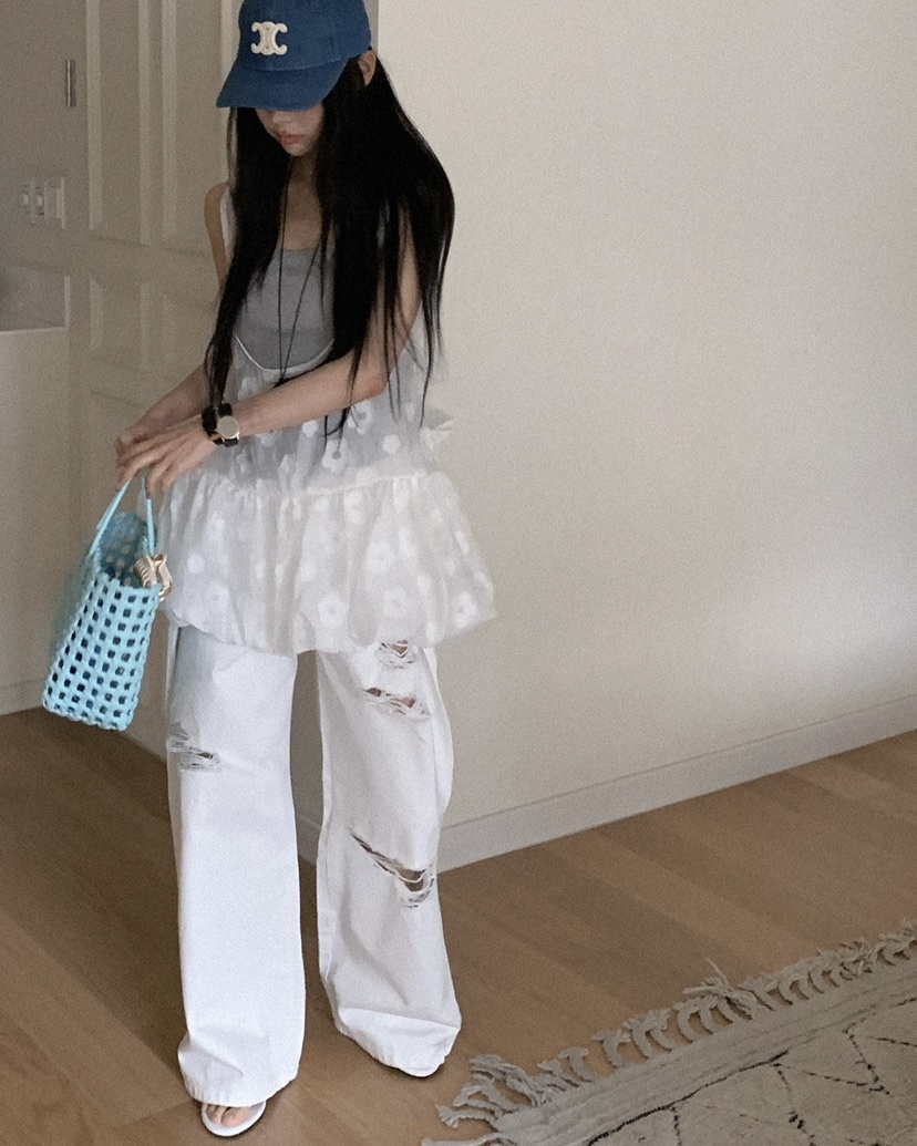 OURWAVE/OUR ROOM韓國代購女裝新款時尚人氣休閑吊帶背心Our Wave/Our Room吊帶/背心