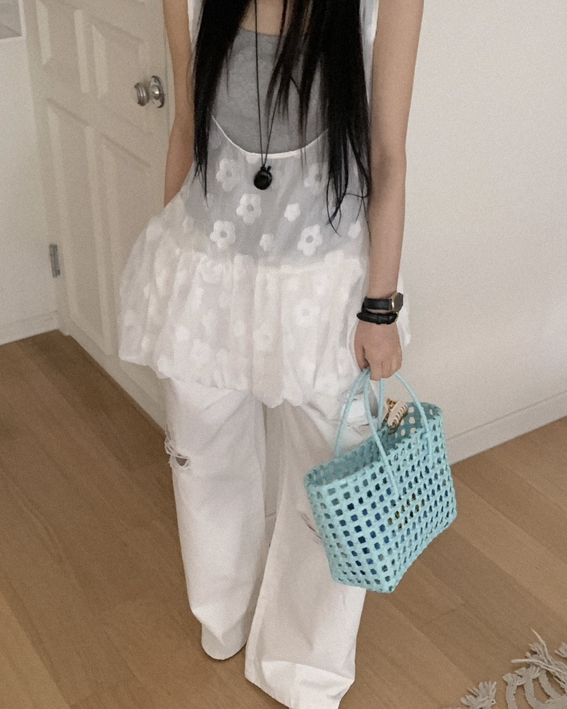 OURWAVE/OUR ROOM韓國代購女裝新款時尚人氣休閑吊帶背心Our Wave/Our Room吊帶/背心