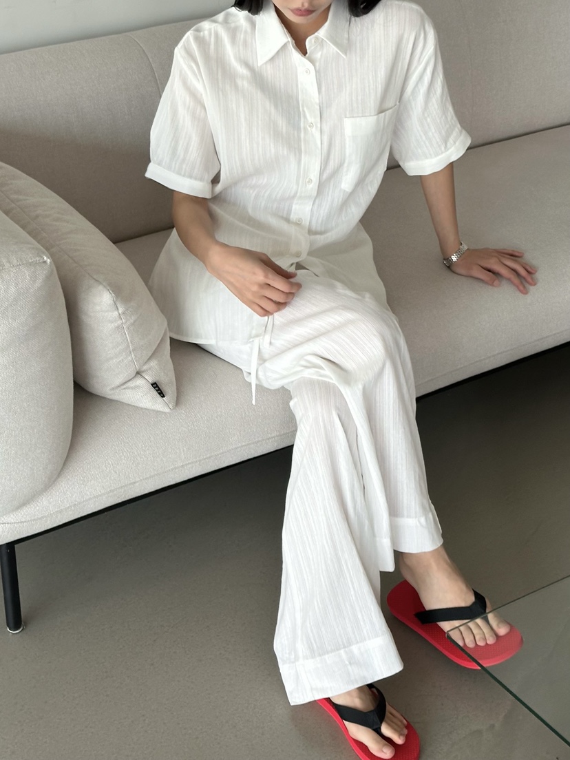 LE VASE韓國直郵女裝新款真品熱賣休閑人氣26春夏休閑褲LE VASE休閑褲