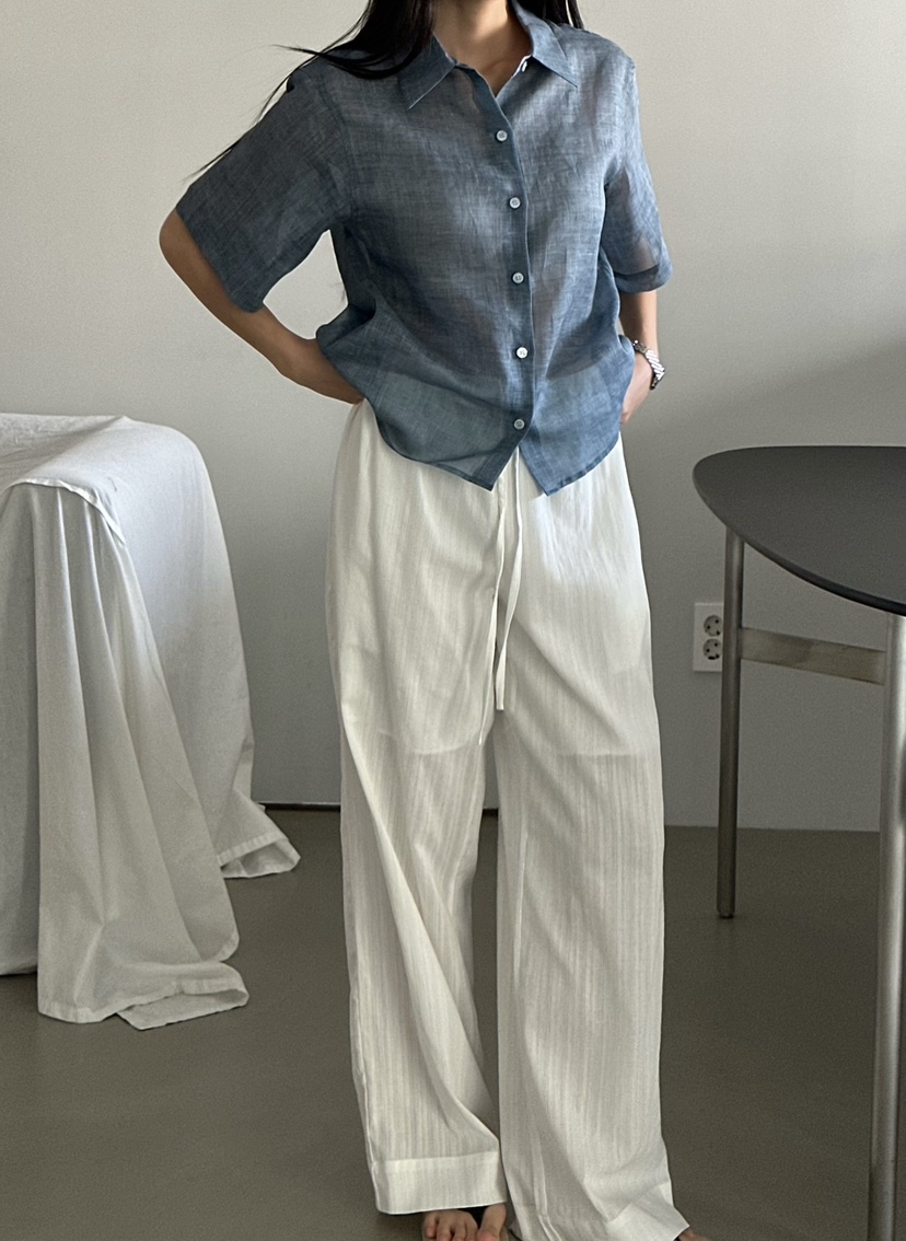 LE VASE韓國直郵女裝新款真品熱賣休閑人氣26春夏休閑褲LE VASE休閑褲