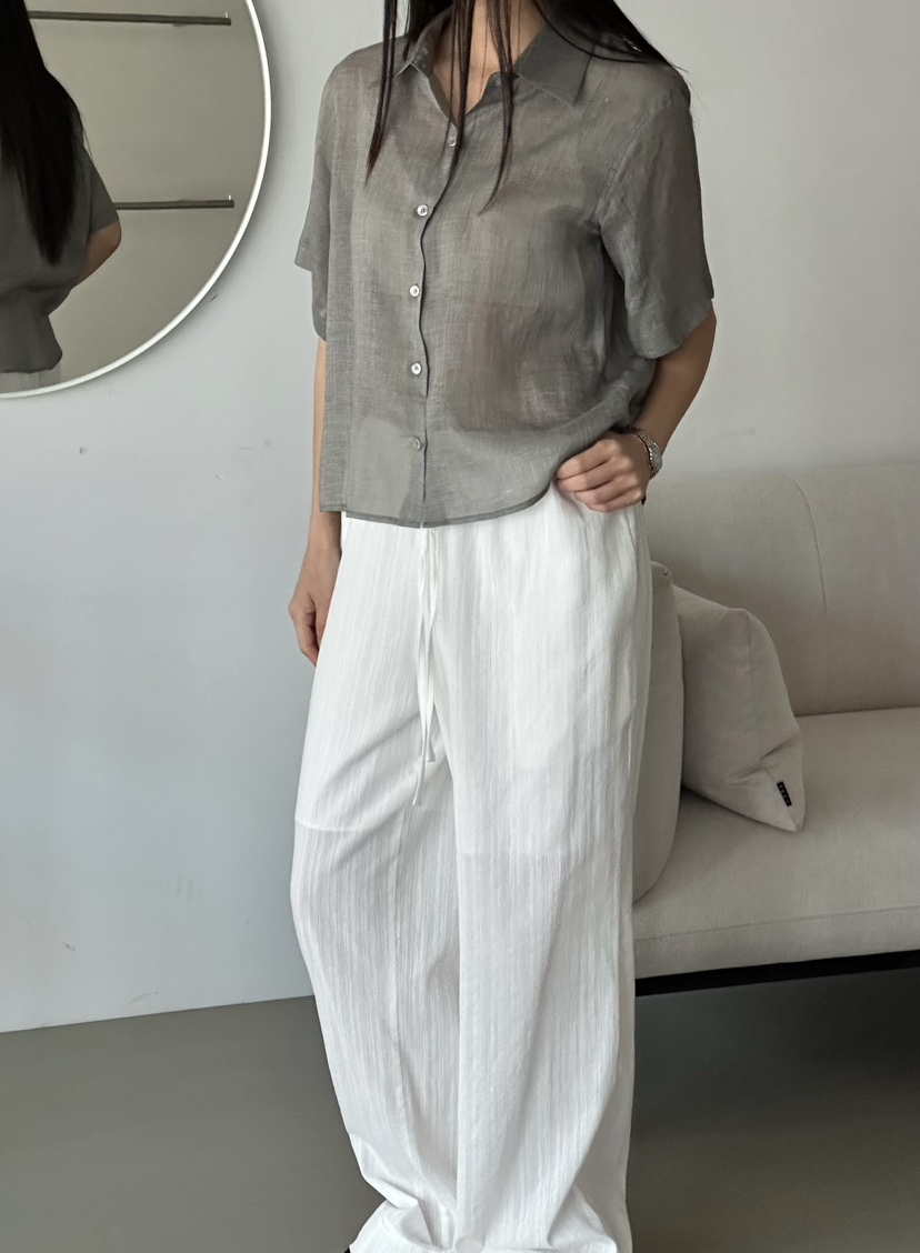 LE VASE韓國直郵女裝新款真品熱賣休閑人氣26春夏休閑褲LE VASE休閑褲