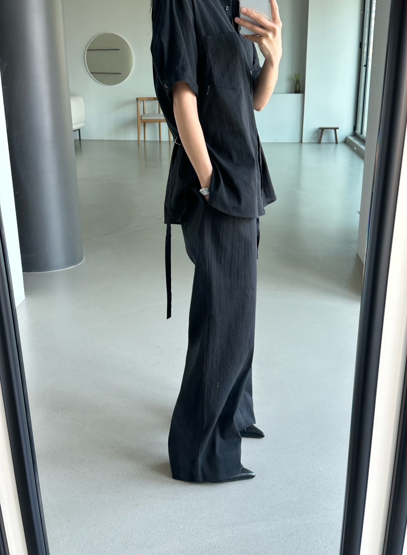 LE VASE韓國直郵女裝新款真品熱賣休閑人氣26春夏休閑褲LE VASE休閑褲