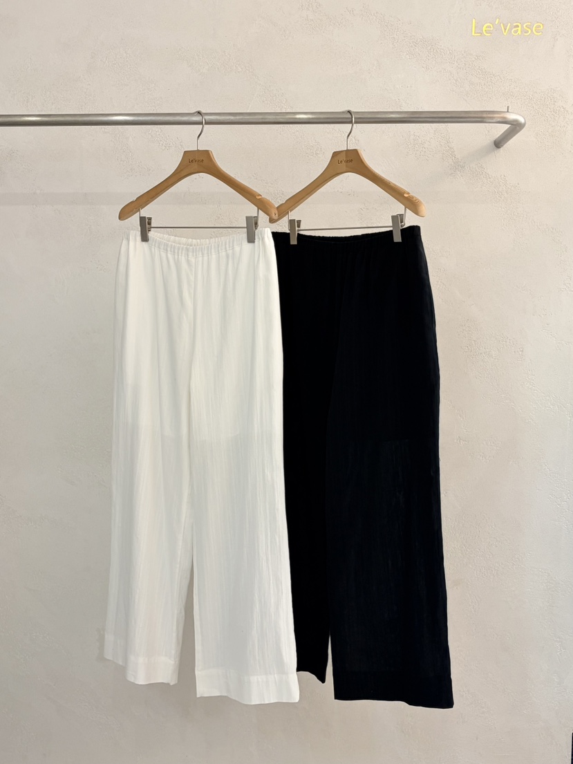 LE VASE韓國直郵女裝新款真品熱賣休閑人氣26春夏休閑褲LE VASE休閑褲