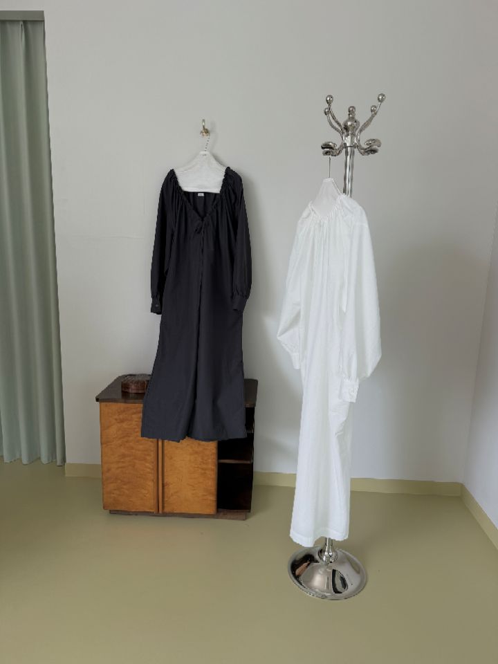 MARE韓國代購女裝新款時尚熱賣職業人氣26春夏連衣裙褶皺MARE連衣裙