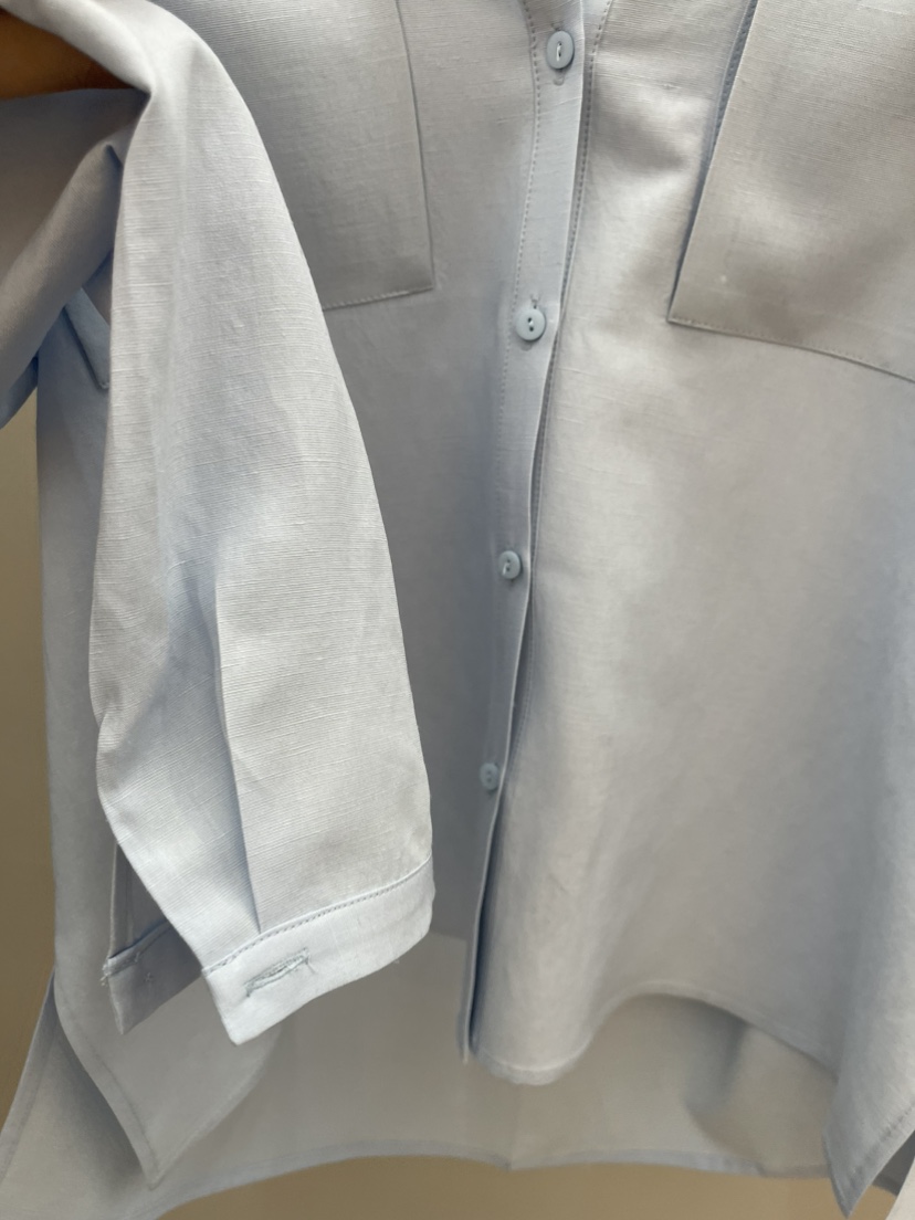 PLUS HONG-P韓國代購女裝新品推薦職業襯衫蕾絲衫雙口袋LORA FAMILY/PLUS HONG襯衫/蕾絲衫