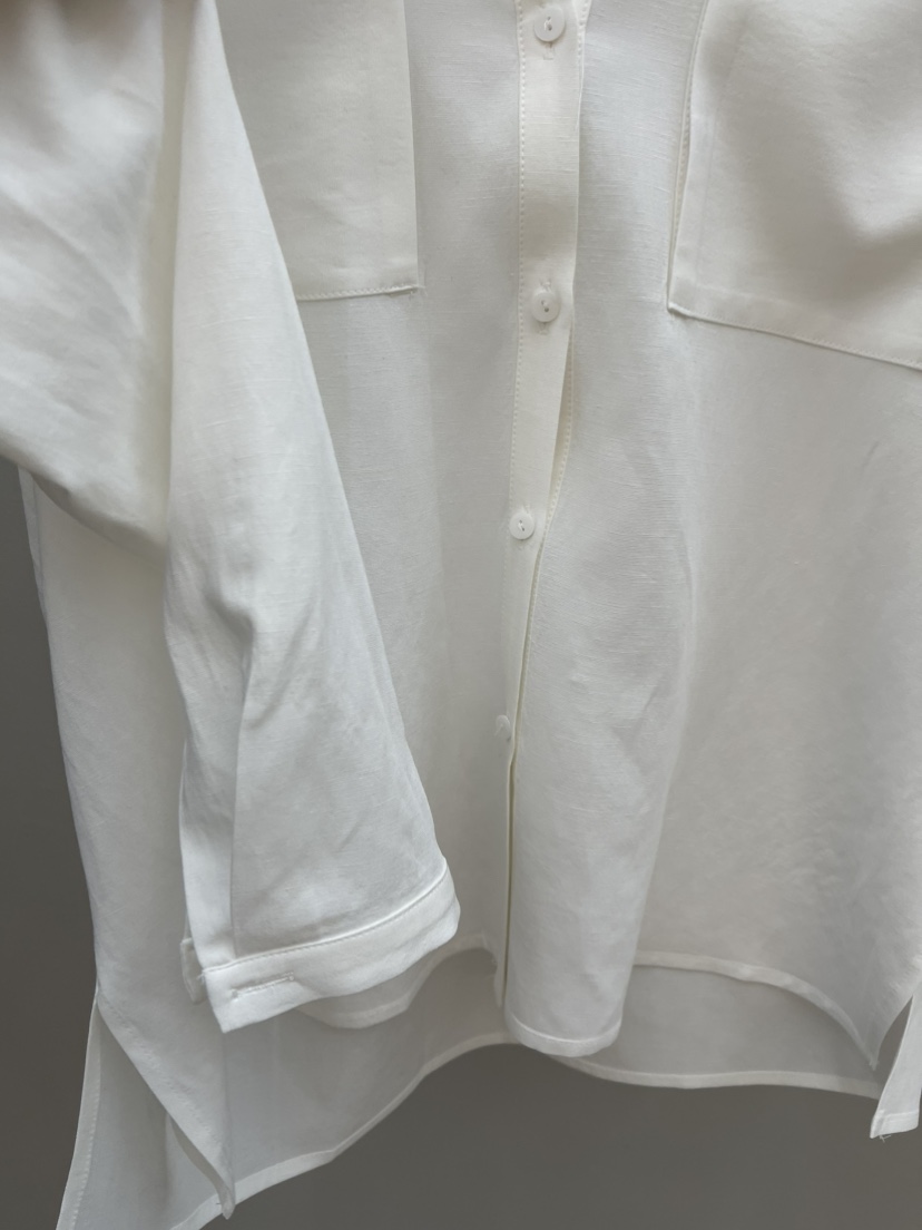 PLUS HONG-P韓國代購女裝新品推薦職業襯衫蕾絲衫雙口袋LORA FAMILY/PLUS HONG襯衫/蕾絲衫