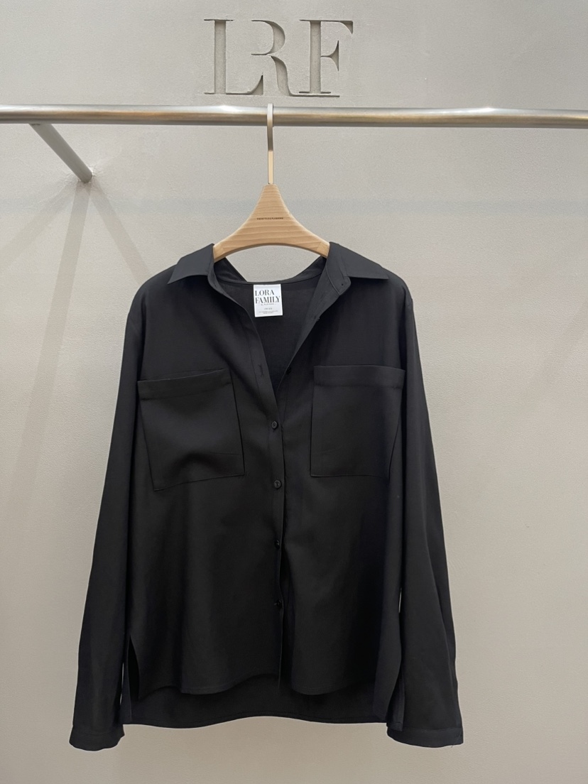 PLUS HONG-P韓國代購女裝新品推薦職業襯衫蕾絲衫雙口袋LORA FAMILY/PLUS HONG襯衫/蕾絲衫圖色3