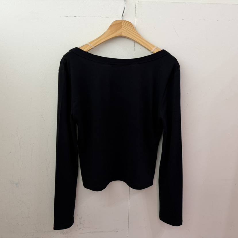 OURWAVE/OUR ROOM韓國直郵女士新品熱賣時尚長袖T恤開衫Our Wave/Our Room長袖T恤