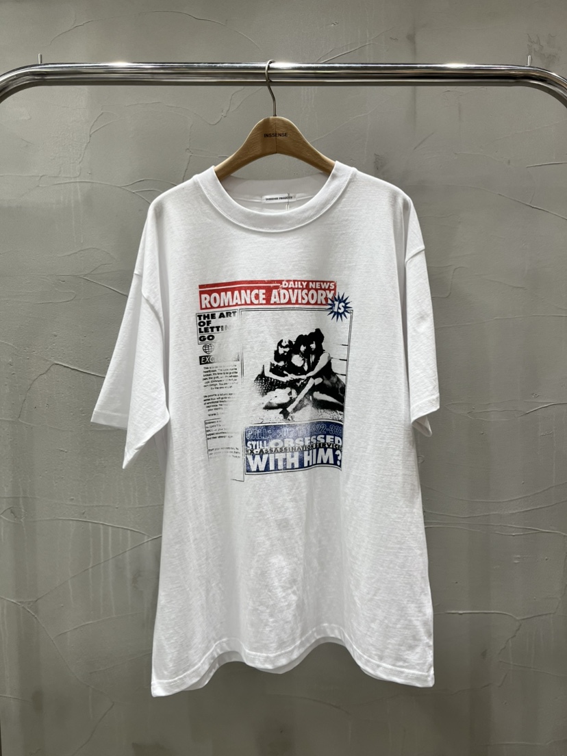 INSSENSE-A韓國直郵實拍女士新款職業時尚推薦休閑26春夏T恤INSSENSE-AT恤圖色1