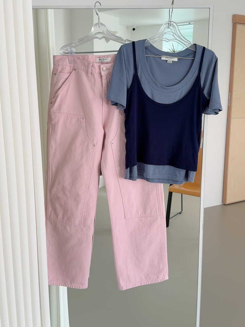 DE VENTI韓國直郵實拍女士新品時尚26春夏職業人氣休閑褲DE VENTI休閑褲