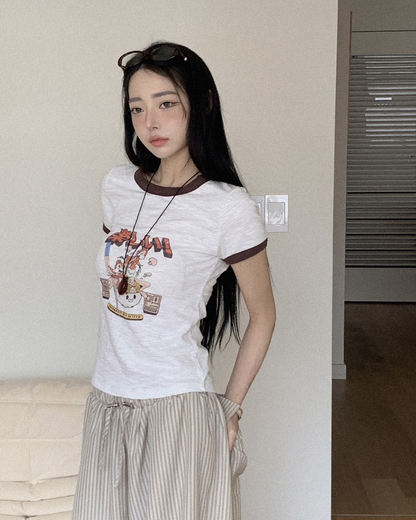 OURWAVE/OUR ROOM東大門代購女士新款人氣真品推薦休閑T恤Our Wave/Our RoomT恤