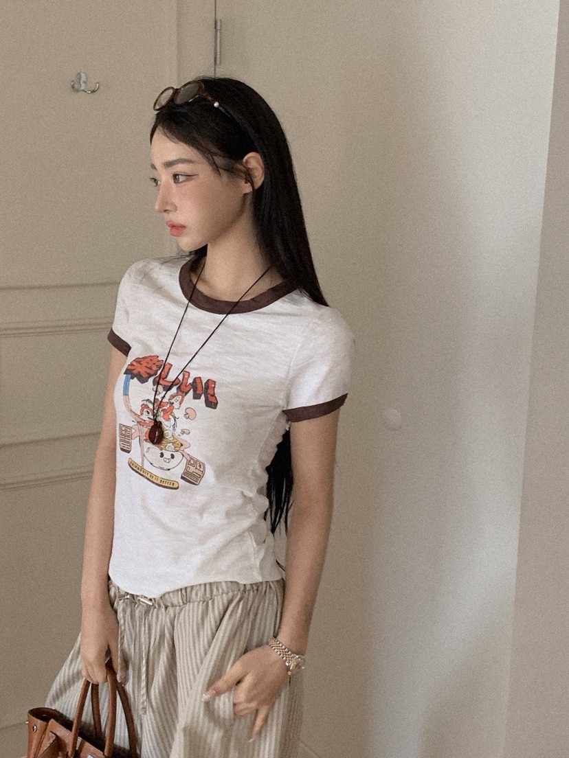 OURWAVE/OUR ROOM東大門代購女士新款人氣真品推薦休閑T恤Our Wave/Our RoomT恤