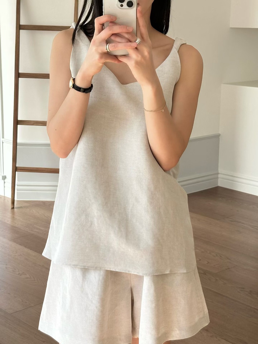 LE VASE東大門實拍女士新品26春夏人氣時尚職業休閑短褲LE VASE短褲