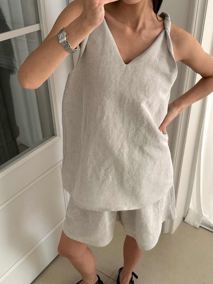 LE VASE東大門實拍女士新品26春夏人氣時尚職業休閑短褲LE VASE短褲