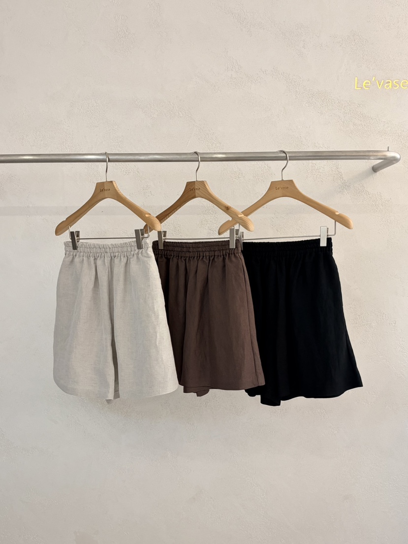 LE VASE東大門實拍女士新品26春夏人氣時尚職業休閑短褲LE VASE短褲