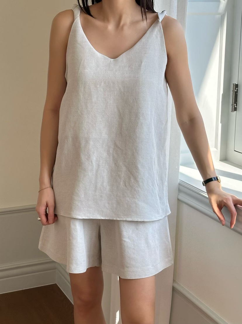 LE VASE東大門實拍女士新品26春夏人氣時尚職業休閑短褲LE VASE短褲圖色3