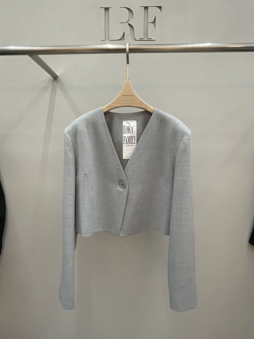 PLUS HONG-P韓國代購女裝新品休閑26春夏職業推薦真品夾克LORA FAMILY/PLUS HONG夾克圖色2