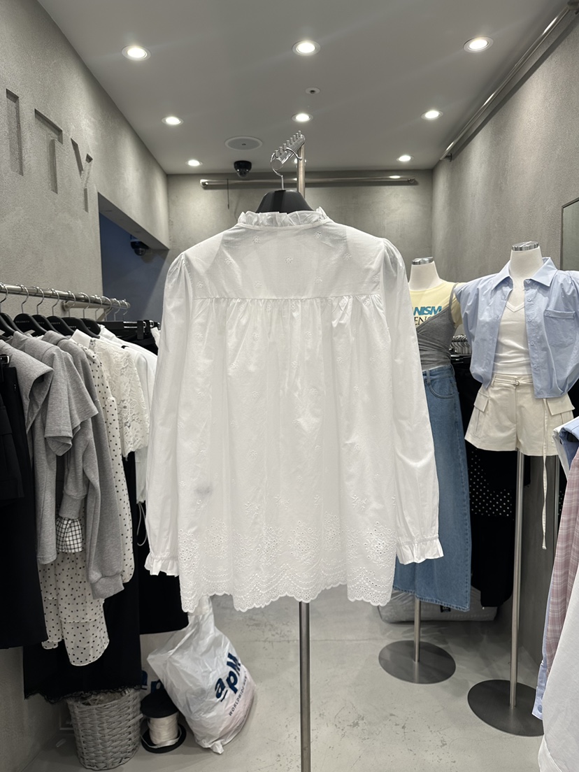 CELEBRITY-A韓國代購女士新品職業休閑熱賣襯衫蕾絲衫蕾絲CELEBRITY-A襯衫/蕾絲衫