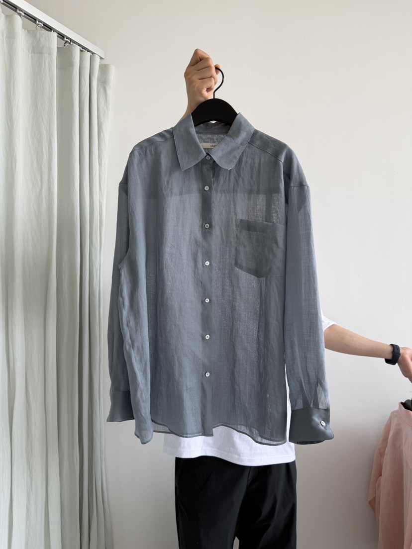 ARKIE/TAF韓國直郵女士新款推薦熱賣人氣襯衫蕾絲衫亞麻布ARKIE/TAF襯衫/蕾絲衫圖色3