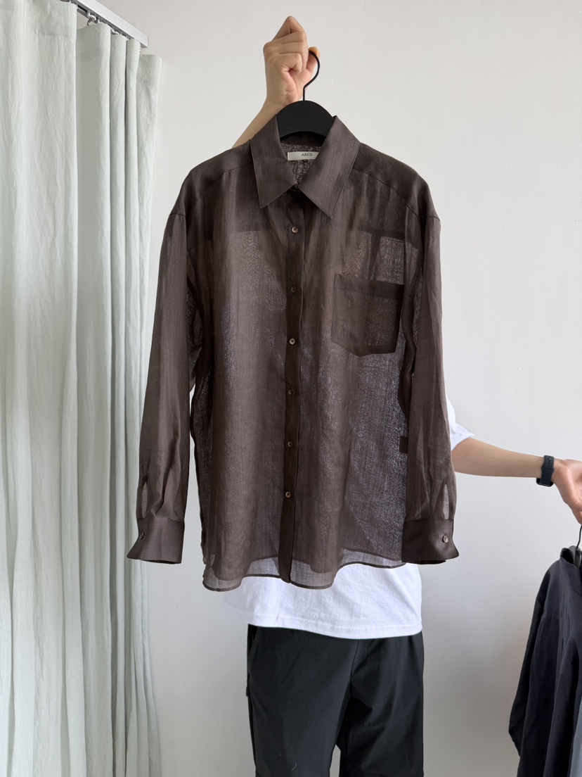 ARKIE/TAF韓國直郵女士新款推薦熱賣人氣襯衫蕾絲衫亞麻布ARKIE/TAF襯衫/蕾絲衫圖色5