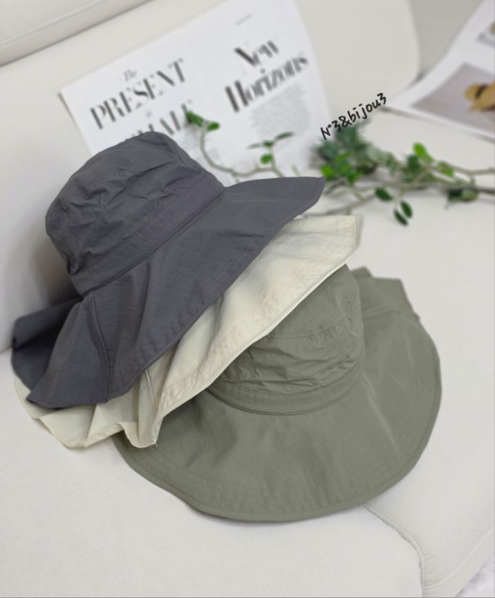 N3韓國代購女裝新品人氣休閑時尚職業推薦帽子漁夫帽系帶N3帽子