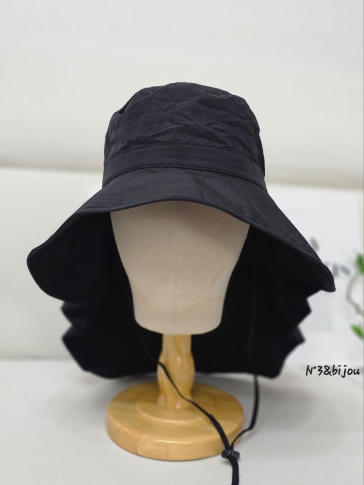 N3韓國代購女裝新品人氣休閑時尚職業推薦帽子漁夫帽系帶N3帽子