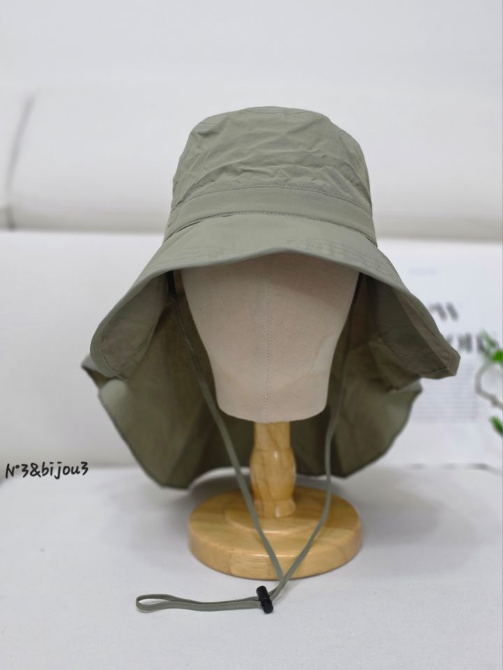 N3韓國代購女裝新品人氣休閑時尚職業推薦帽子漁夫帽系帶N3帽子